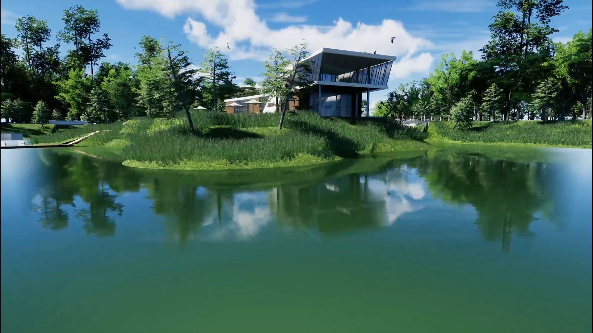 數字孿生智慧濕地公園